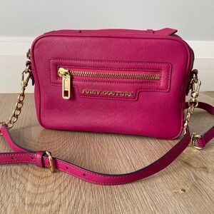 Juicy Couture Pink Leather Crossbody Bag